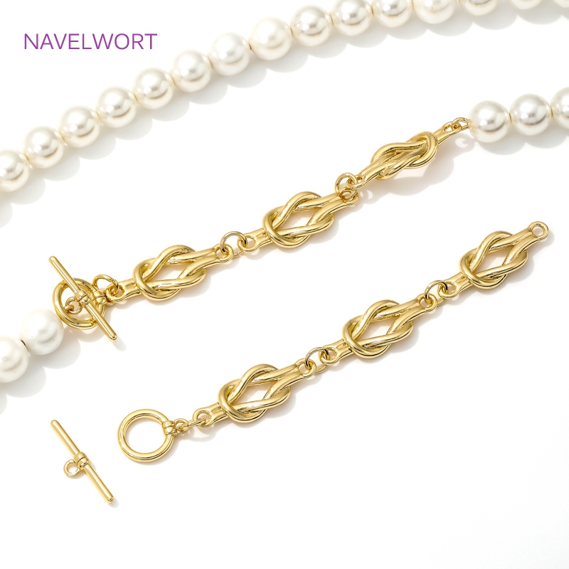 Toggle Clasp Gold - Cierres OT chapados en oro de