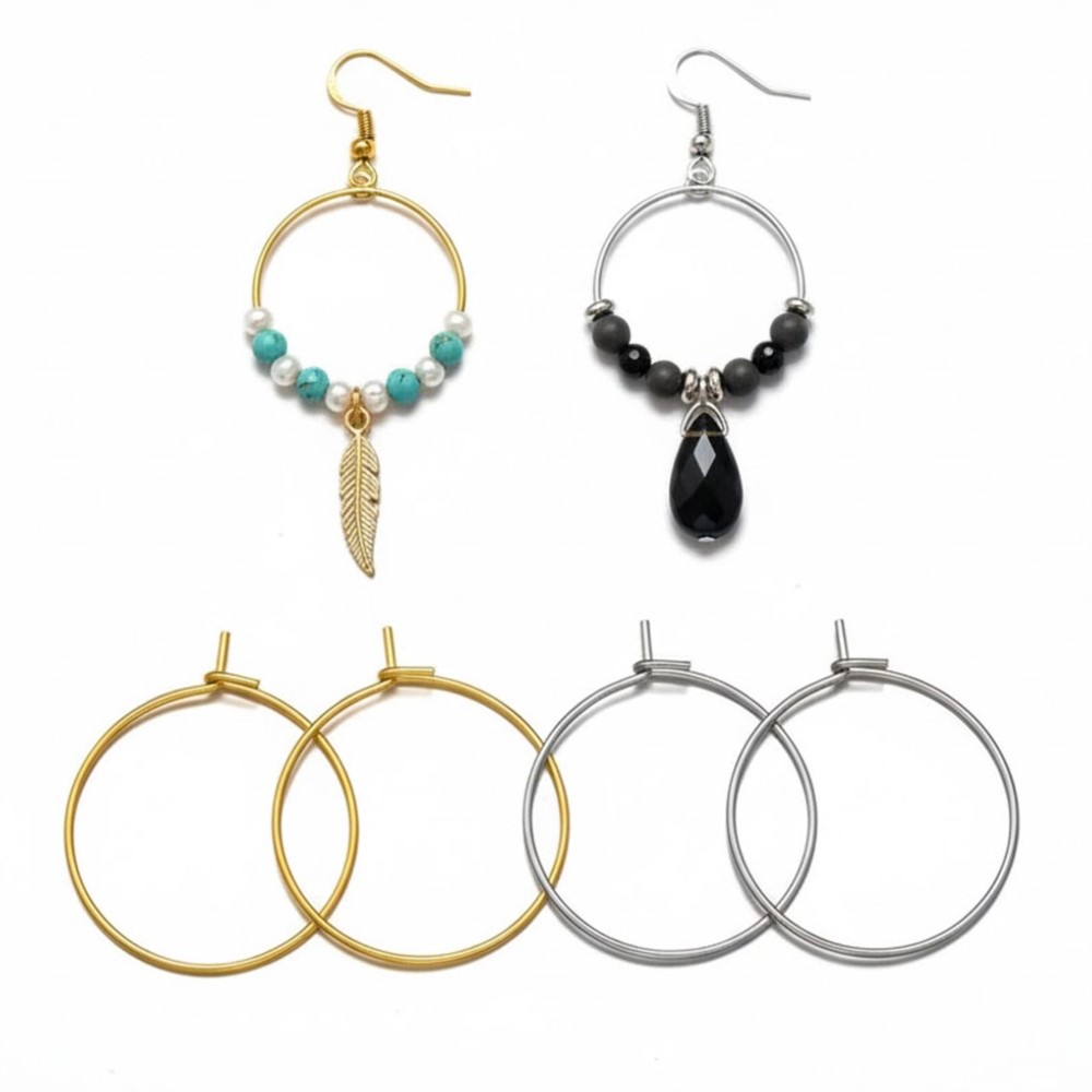 Jewelry Making Rings - 50 Piezas de Aros de Acero