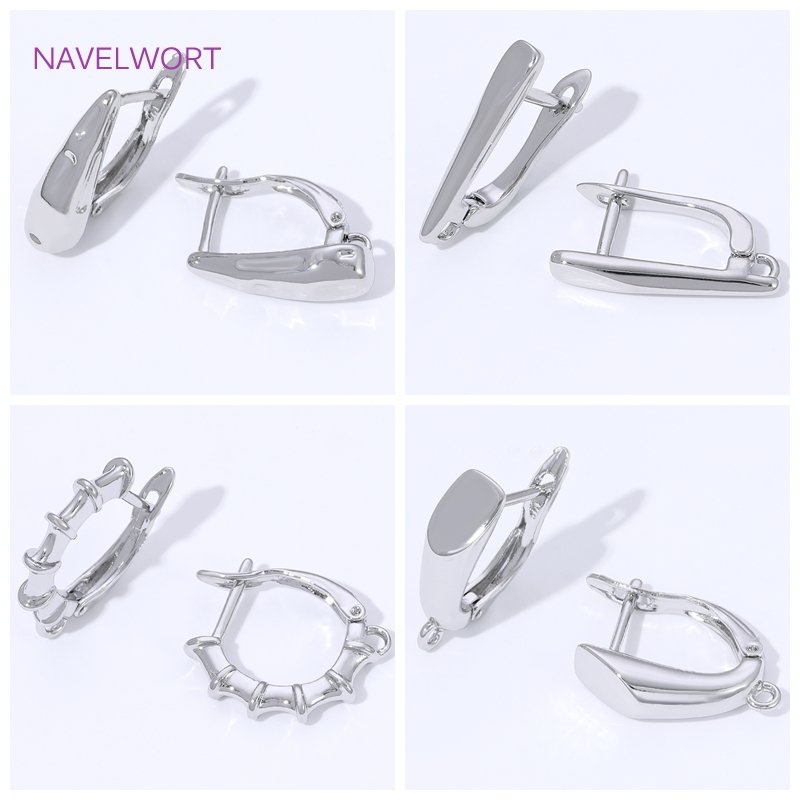 Jewelry Making Set - Ganchos para pendientes lisos chapados en