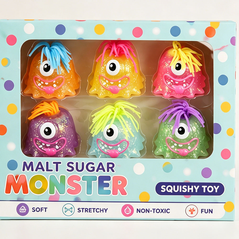 Jewelry Making Party - Squishy de Silicona Kawaii Maltose Monster,