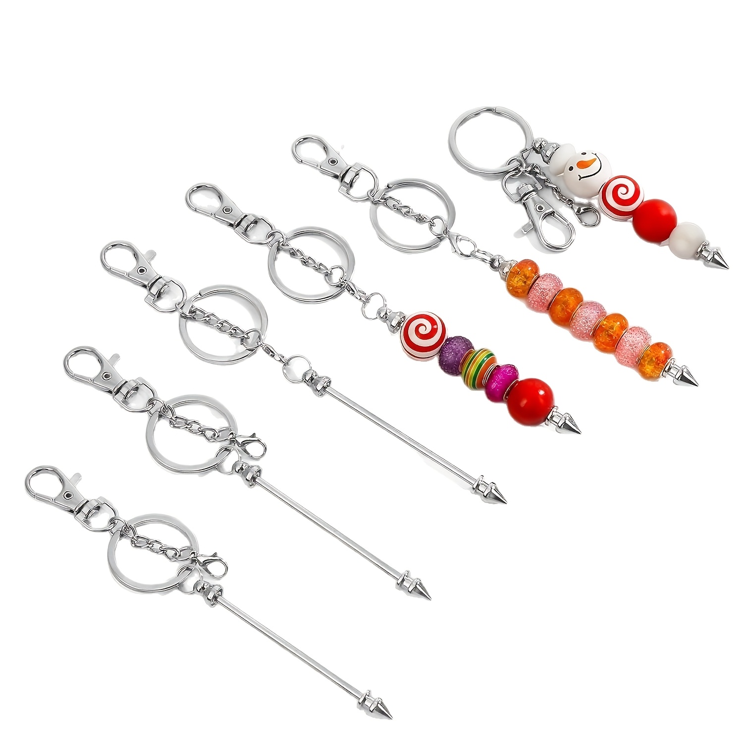 Jewelry Making Kits For Kids - 6 Piezas de Llaveros Creativos para