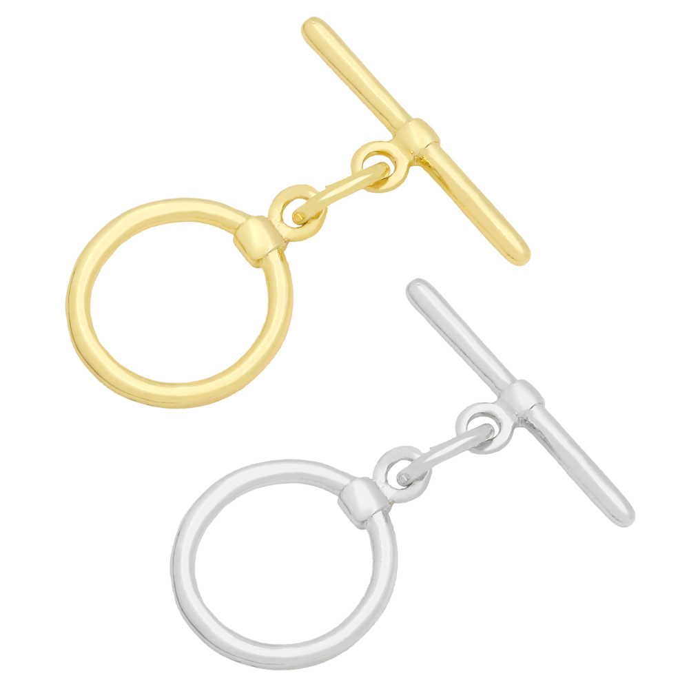 Toggle Clasp Gold - OCESRIO-cierres redondos de palanca para fabricación