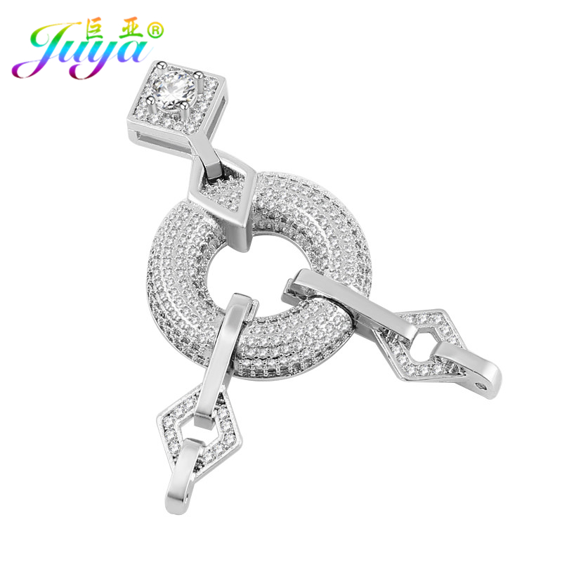Jewelry Making With Beads - Juya-componentes de joyería DIY, cierre geométrico,