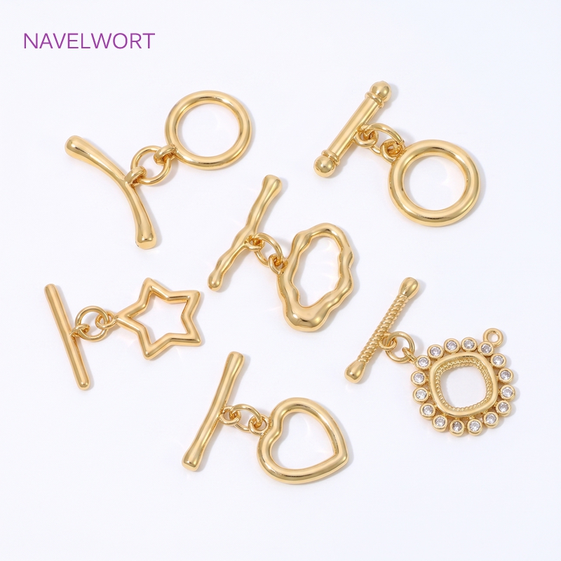 Conectores de cierre de palanc - Toggle Clasp Gold reseña y precio