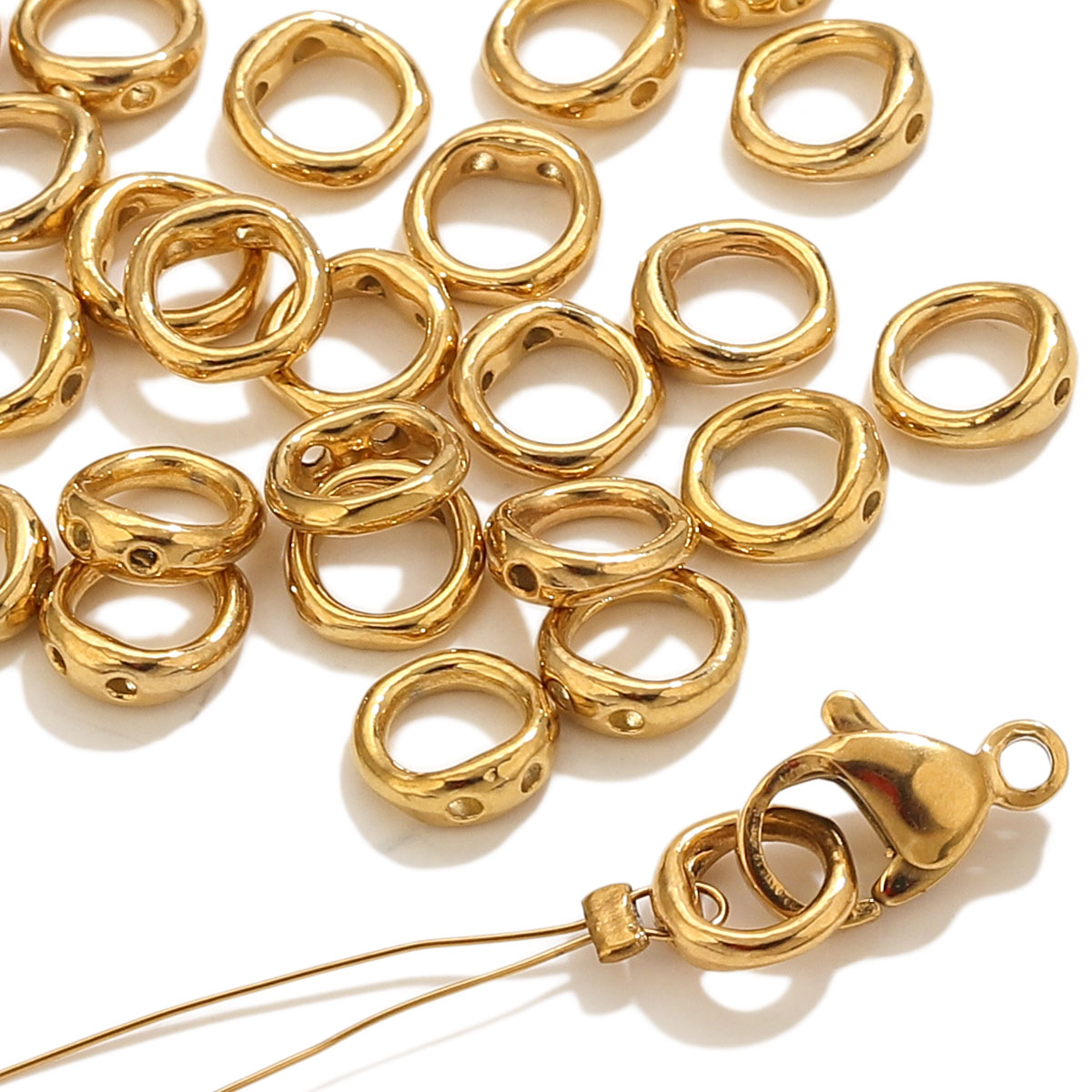 20 Piezas de Cierres de Acero  - Jewelry Making Bead reseña y precio