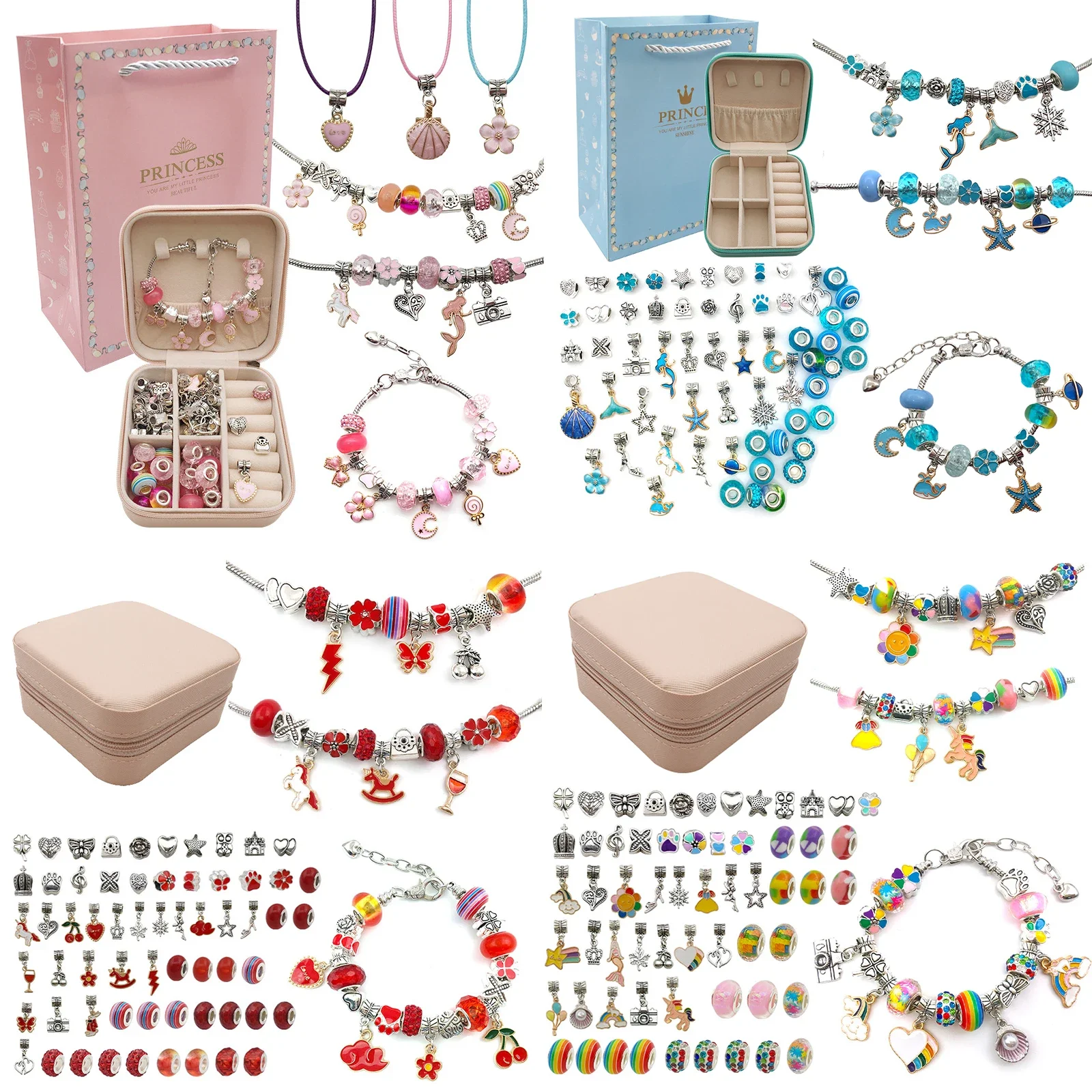 Kit DE FABRICACIÓN de pulseras - Jewelry Making Kits For Kids reseña y precio
