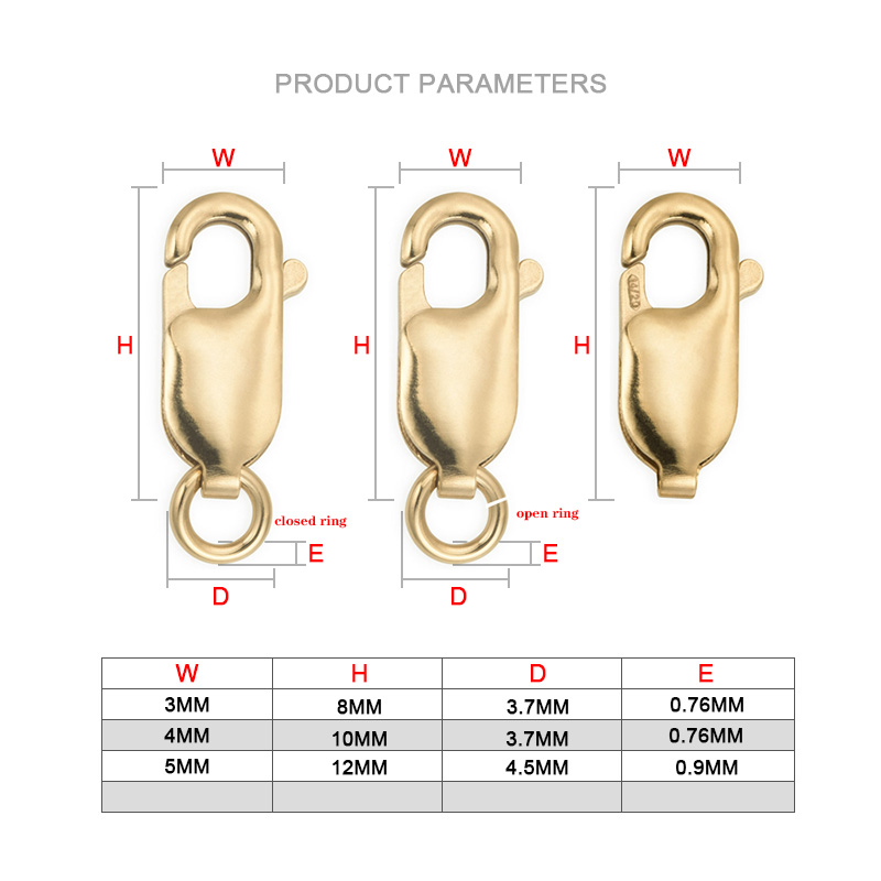 Cierre de langosta, cierre de  - Jewelry Making Rings reseña y precio