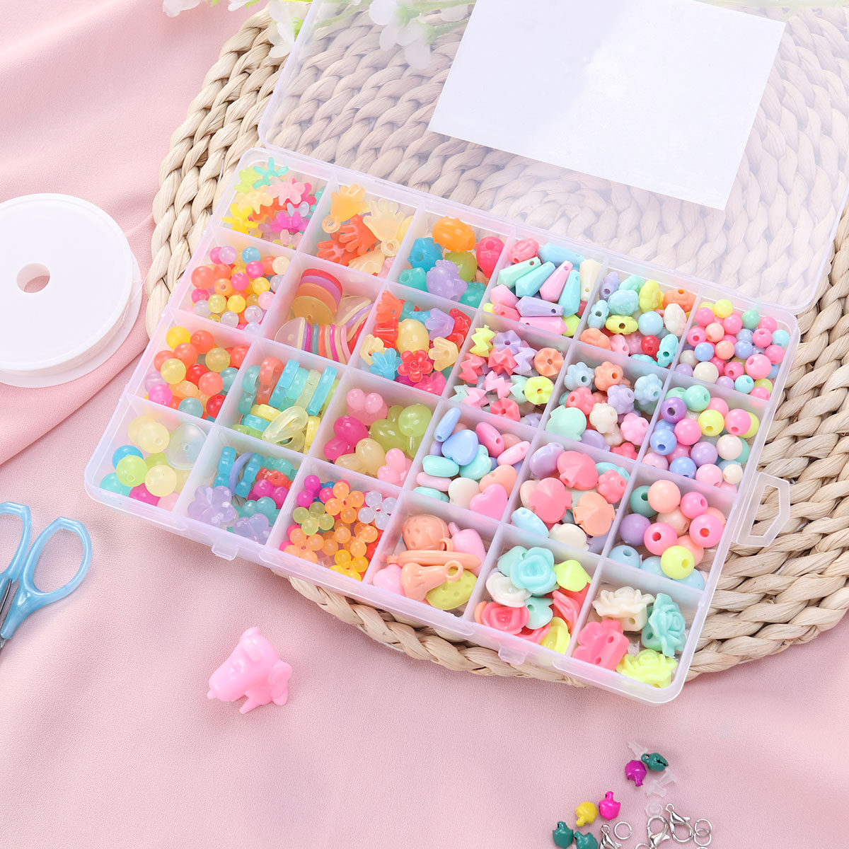 520 piezas de cuentas para hac - Jewelry Making Kits For Kids reseña y precio