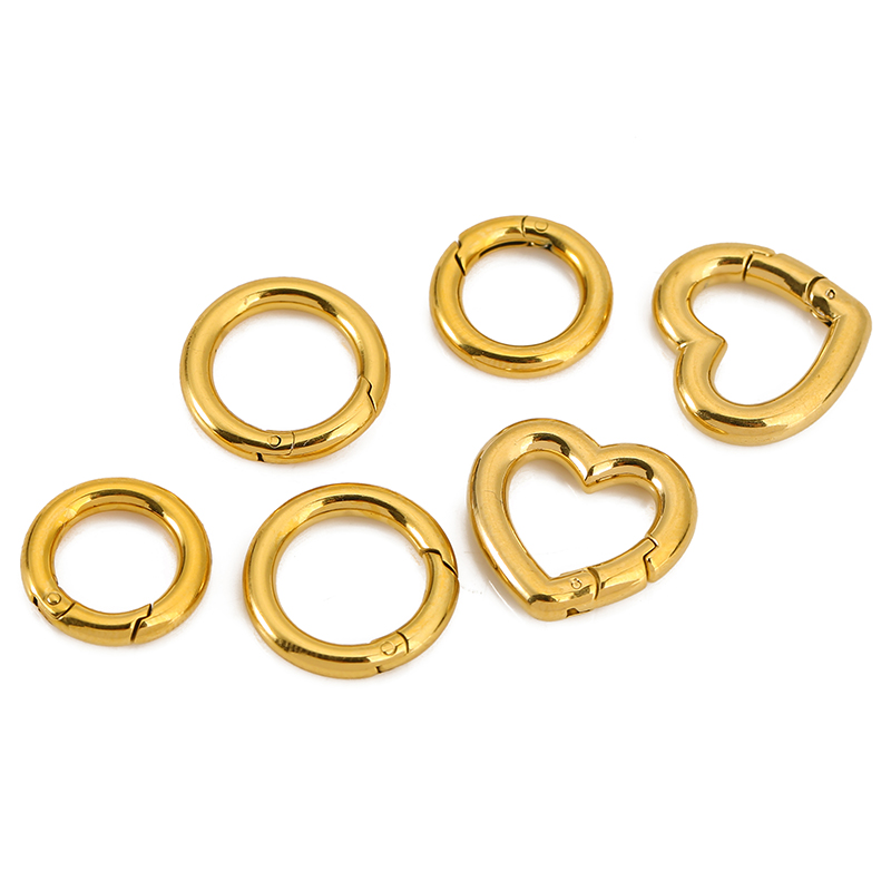 2 cierres de acero inoxidable, - Jewelry Making Rings reseña y precio