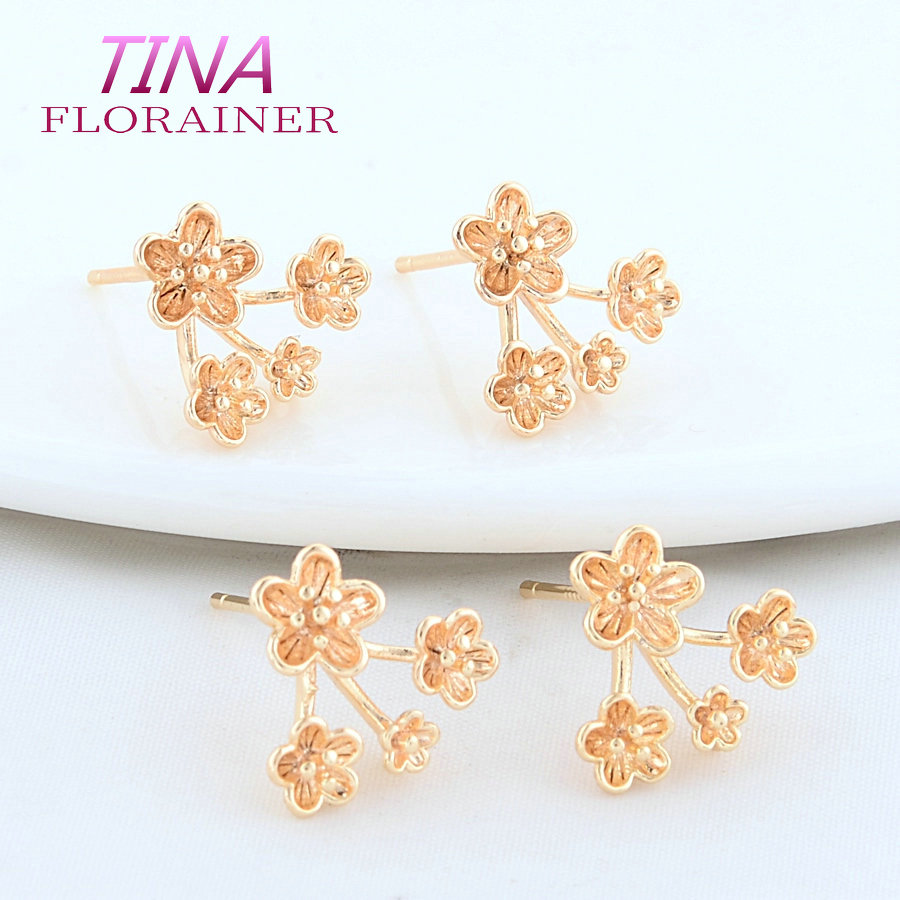 Pendientes de tuerca de flores - Jewelry Making Set reseña y precio