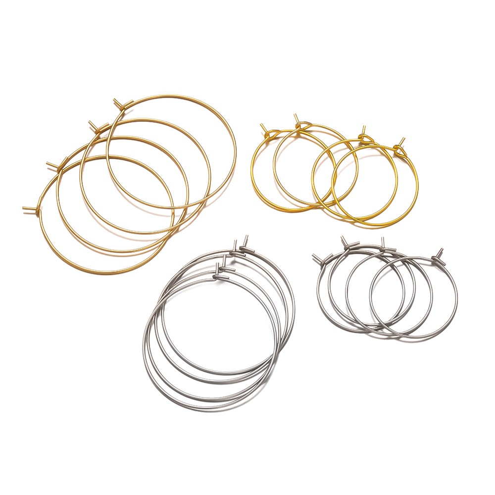 50 Piezas de Aros de Acero Ino - Jewelry Making Rings reseña y precio