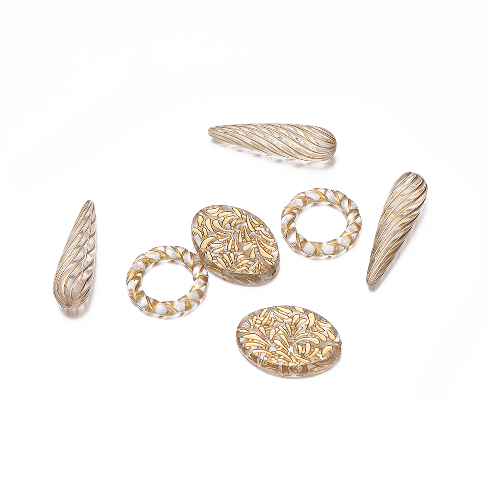 20 Piezas de Cuentas Acrílicas - Jewelry Making Drawing reseña y precio