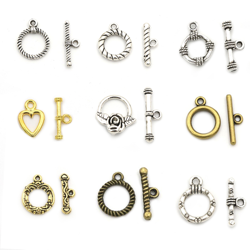 10 juegos de pulseras con cier - Toggle Clasp Gold reseña y precio