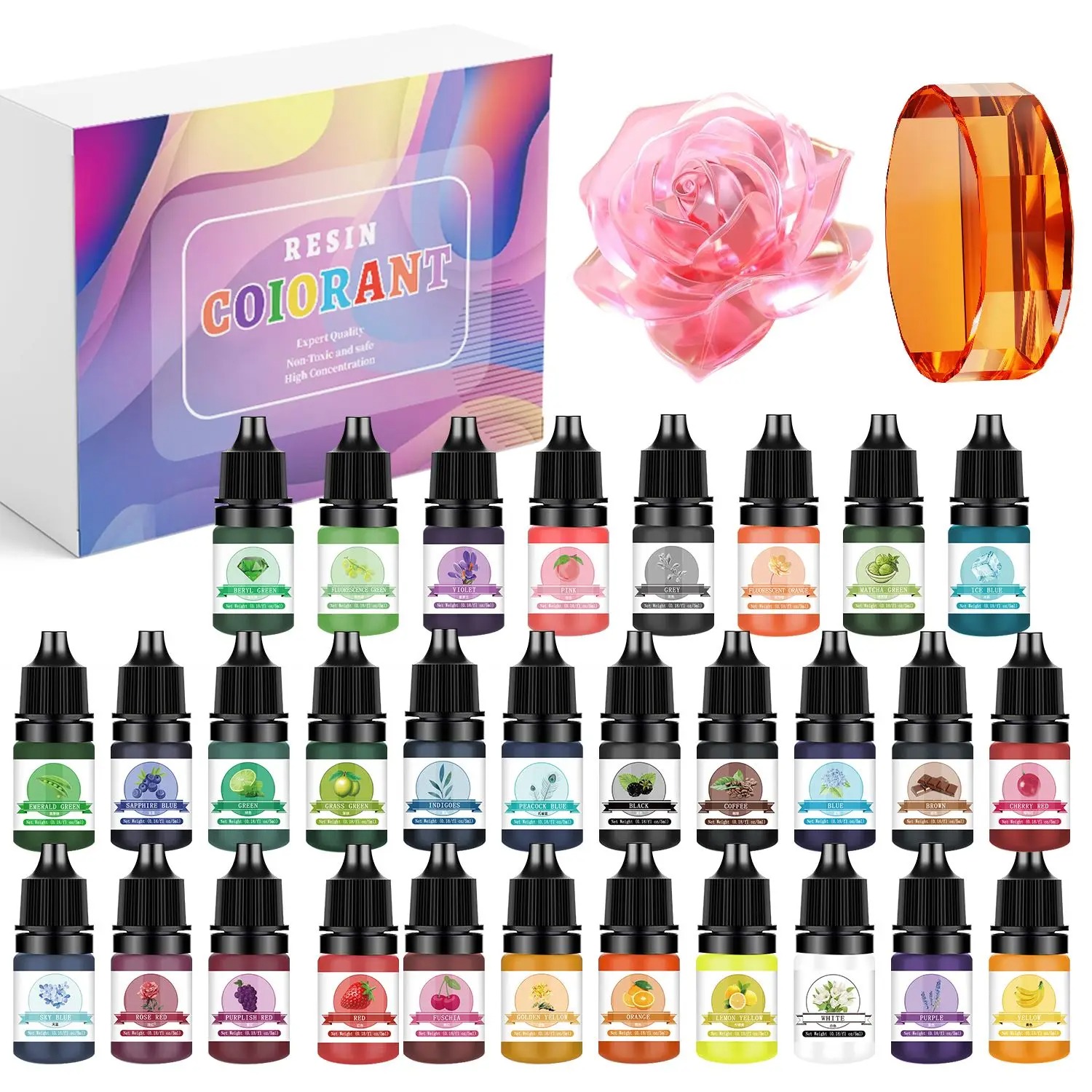 Kits de pigmentos de resina ep - Jewelry Making Online reseña y precio