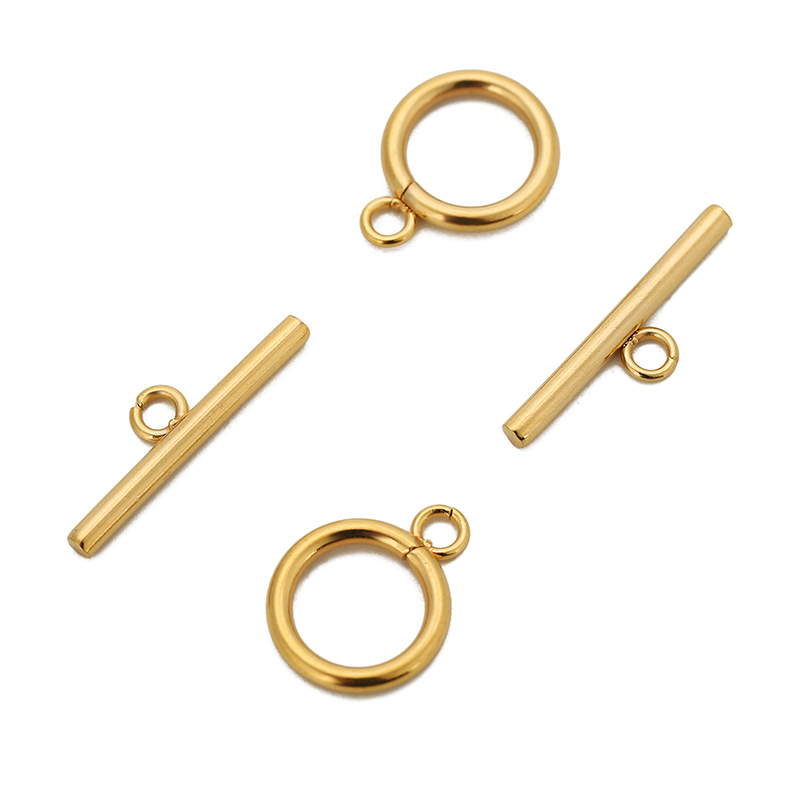 Cierres de palanca OT de acero - Toggle Clasp Gold reseña y precio