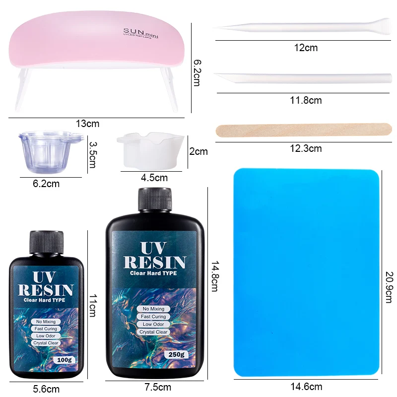Kit de pegamento de resina UV  - Jewelry Making Online reseña y precio