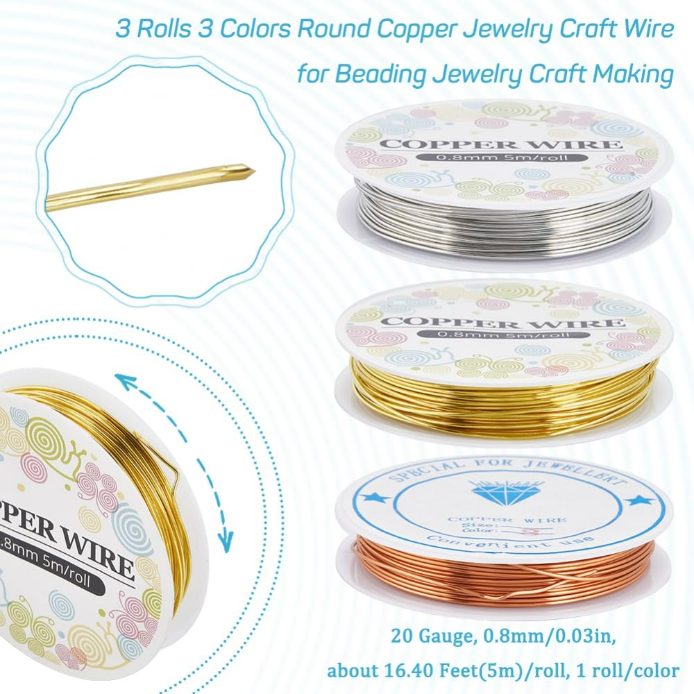 Alambre de cobre para joyería  - Jewelry Making Online reseña y precio