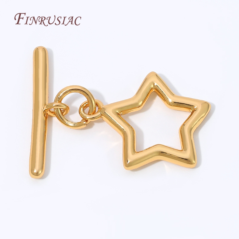 Cierre de palanca OT de estrel - Toggle Clasp Gold reseña y precio
