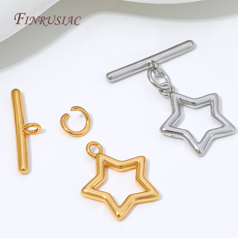 Cierre de palanca OT de estrel - Toggle Clasp Gold reseña y precio