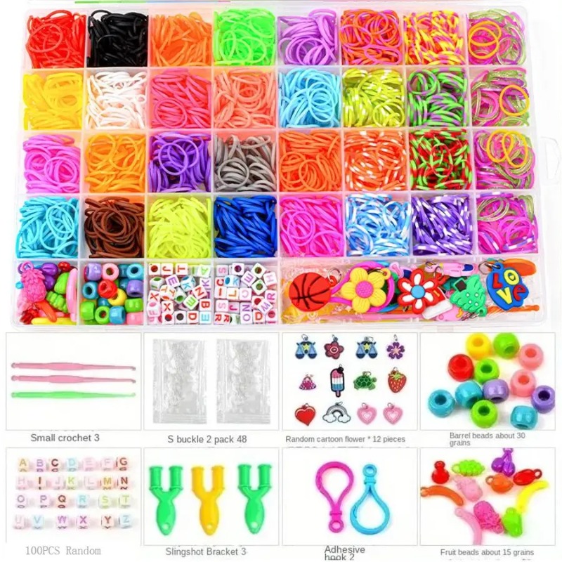 4300+ Piezas de Bandas Elástic - Jewelry Making Set reseña y precio