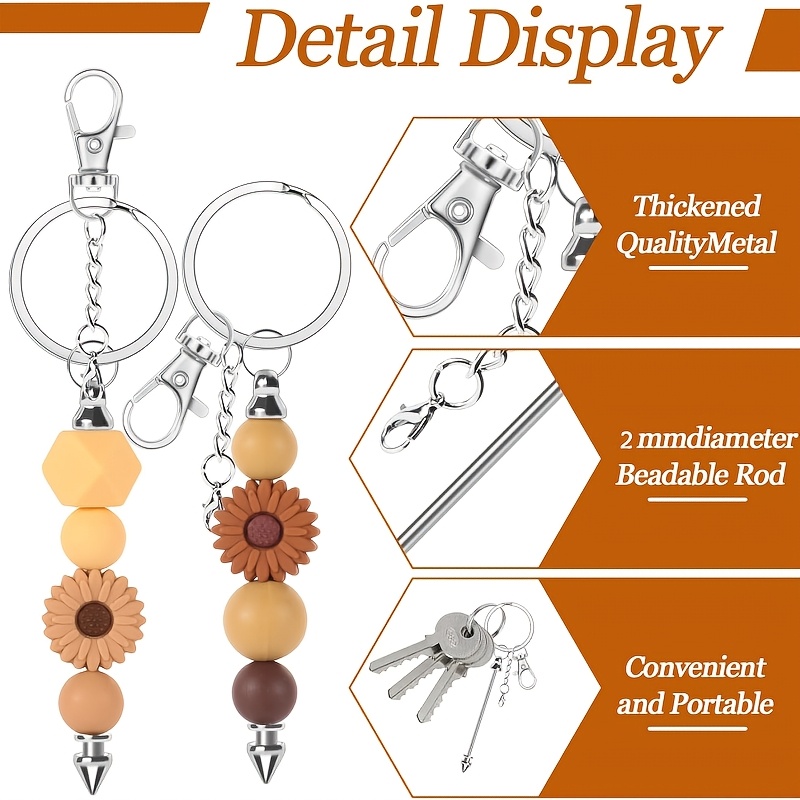 6 Piezas de Llaveros Creativos - Jewelry Making Kits For Kids reseña y precio