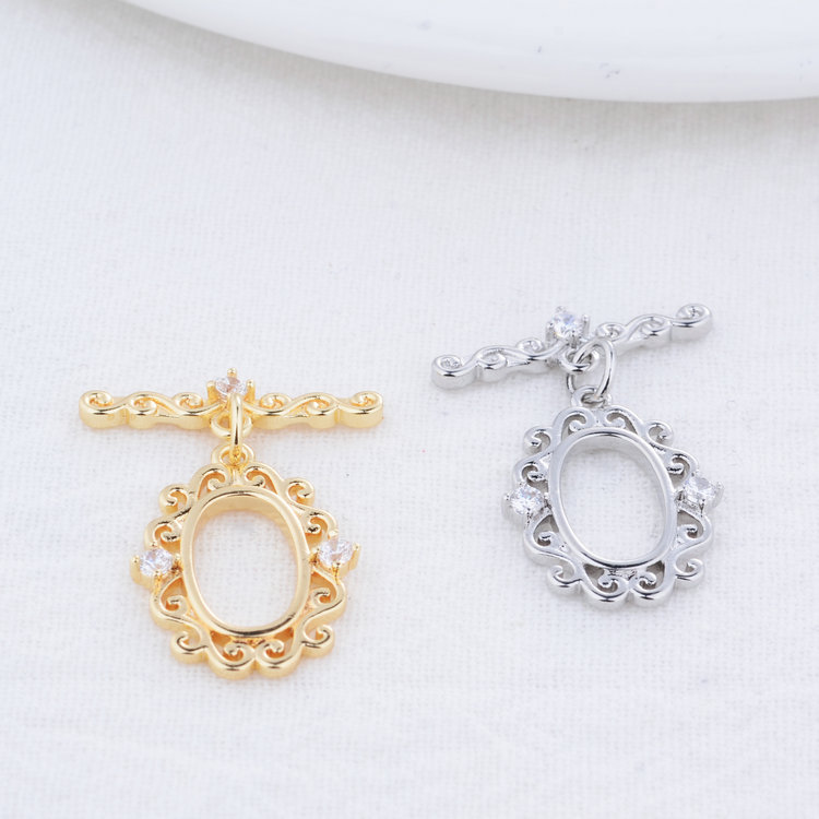 Pulsera de Latón chapado en or - Toggle Clasp Gold reseña y precio