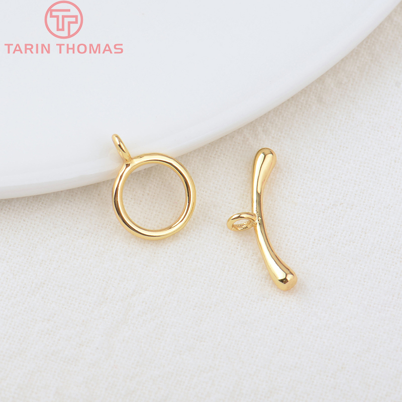 (3278)6 juegos O:10MM T:19MM 2 - Toggle Clasp Gold reseña y precio