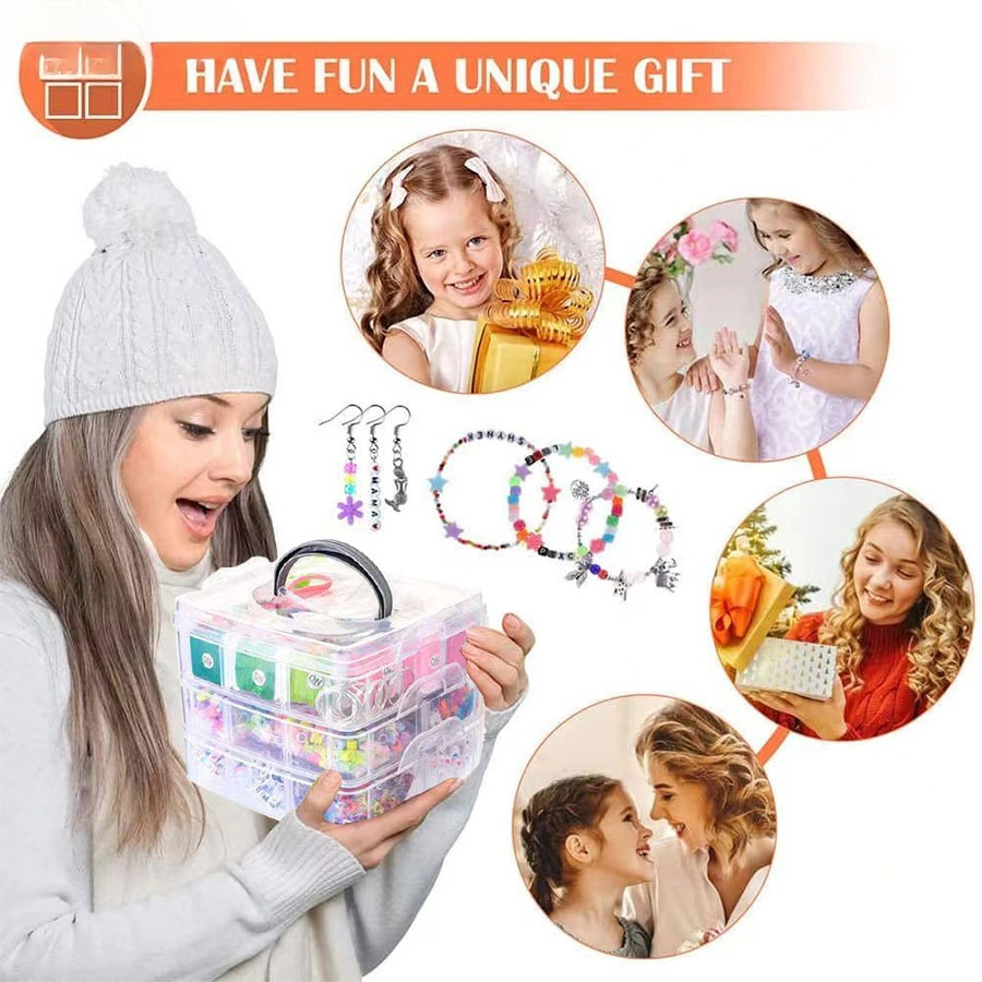 Kit de pulsera de caja de 4 ca - Jewelry Making Kits For Kids reseña y precio