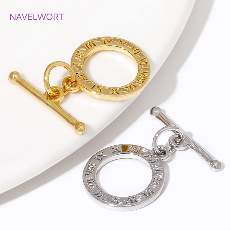 Conectores redondos de cierre  - Toggle Clasp Gold reseña y precio