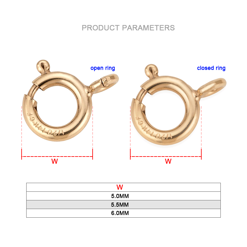 Cierres de Anillo de Resorte d - Jewelry Making Rings reseña y precio
