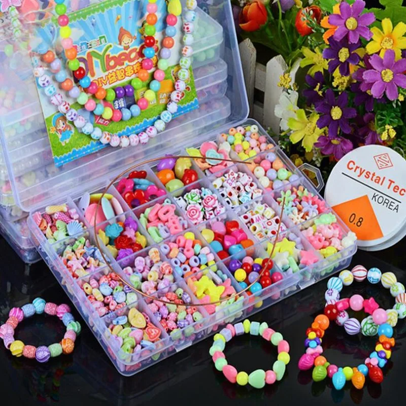 Juego de cuentas DIY para niña - Jewelry Making Kits For Kids reseña y precio